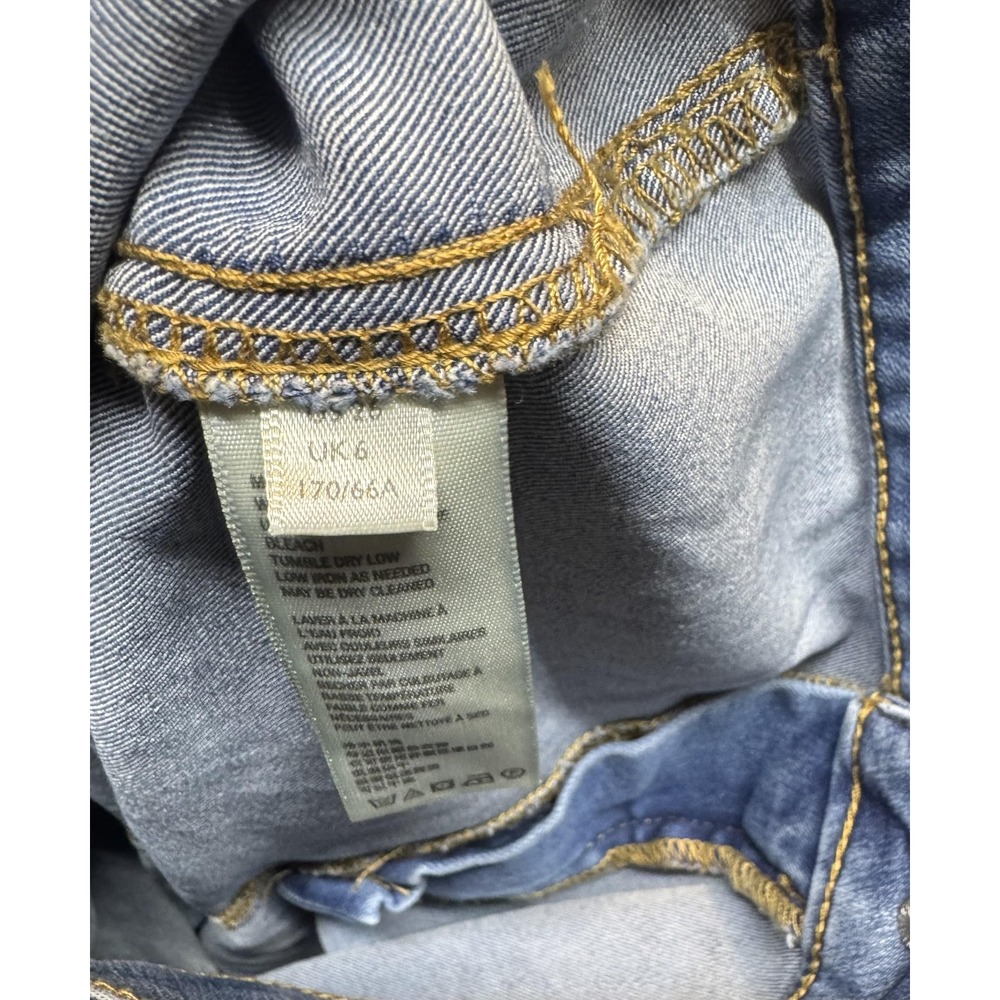 We The Free Free People Jeans 26 Extreme Flare Bell Bottom High Rise Raw Hem - Picture 13 of 14